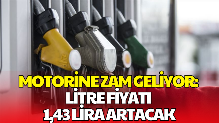 Motorine Zam Geliyor